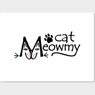 Cat Meowmy Posters and Art